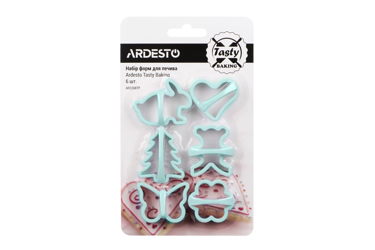 Набор форм для печенья Ardesto Tasty baking 6 шт. пластик (AR2308TP)