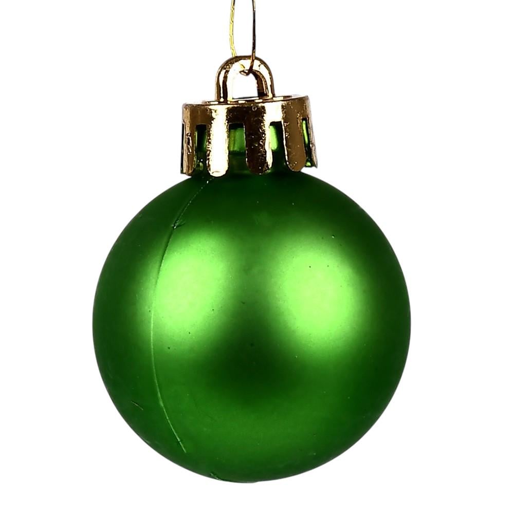 Набор новогодних шариков матовые Stenson Мат d 5 см 150 шт. Зеленый (9190GR-5)