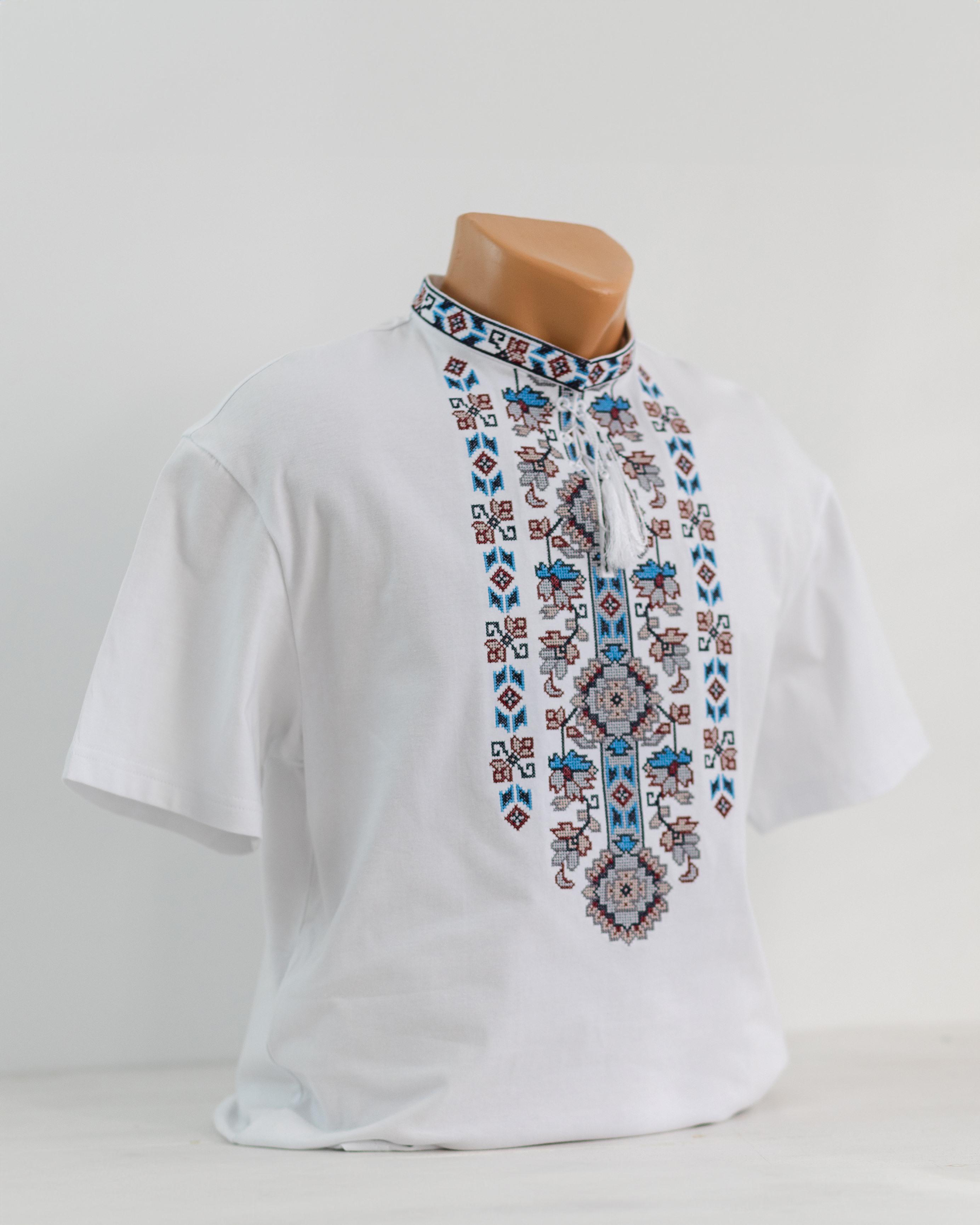 Футболка-вишиванка чоловіча Симфонія 3XL Білий (0002086-XXXL) Футболка-вишиванка чоловіча Симфонія 3XL Білий (0002086-XXXL)