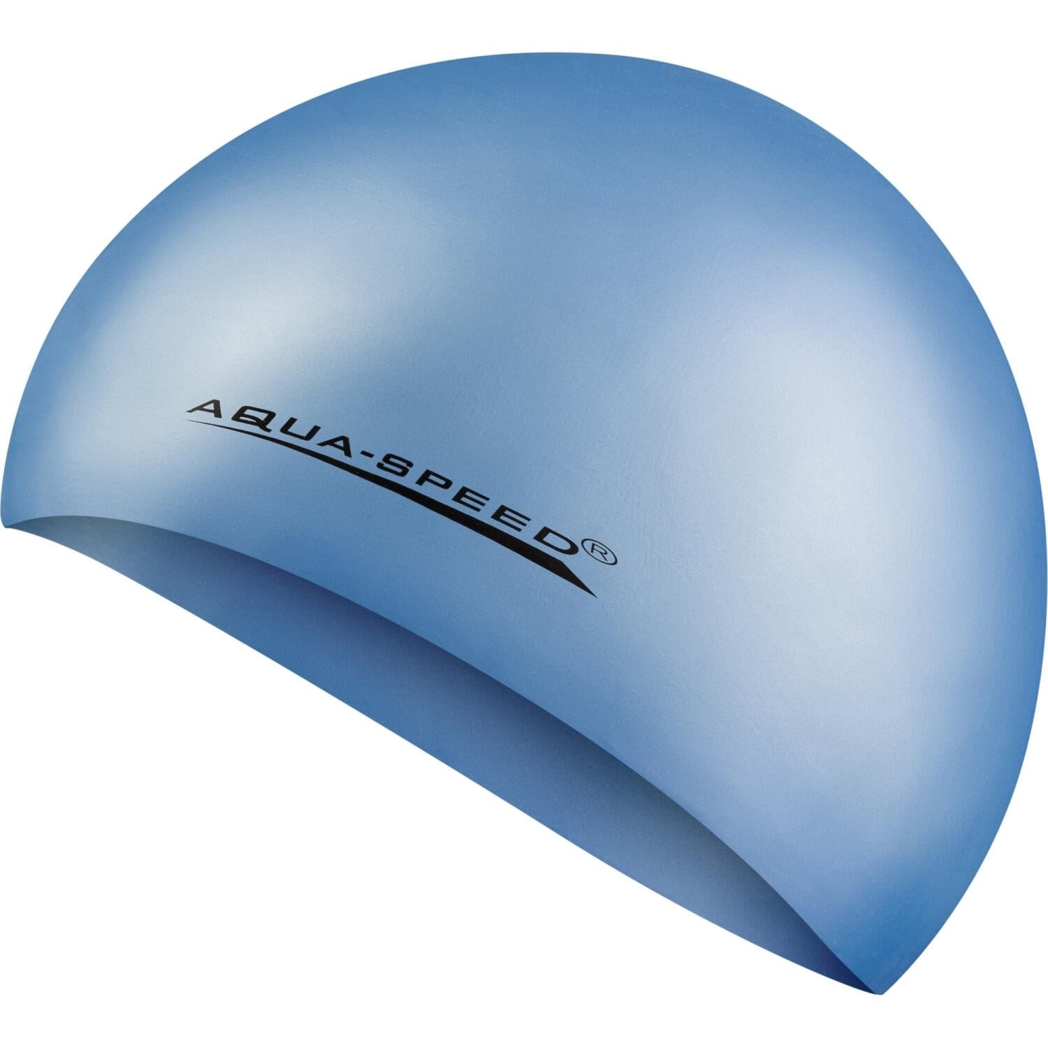 Шапочка для плавания Aqua Speed MEGA Голубой (100-02) Шапочка для плавания Aqua Speed MEGA Голубой (100-02)