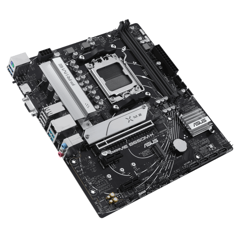 Материнская плата Asus PRIME B650M Socket AM5 DDR5 HDMI/VGA microATX (578190) - фото 3