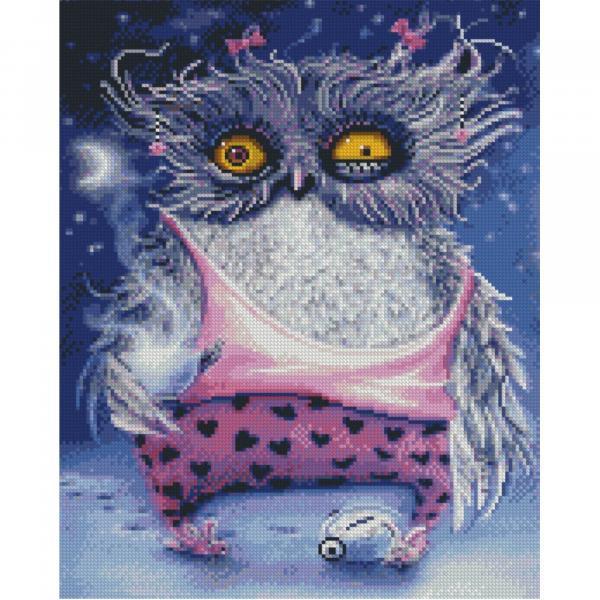 Алмазная картина Идейка Сонная сова 40х50 см (FA20155-mt)