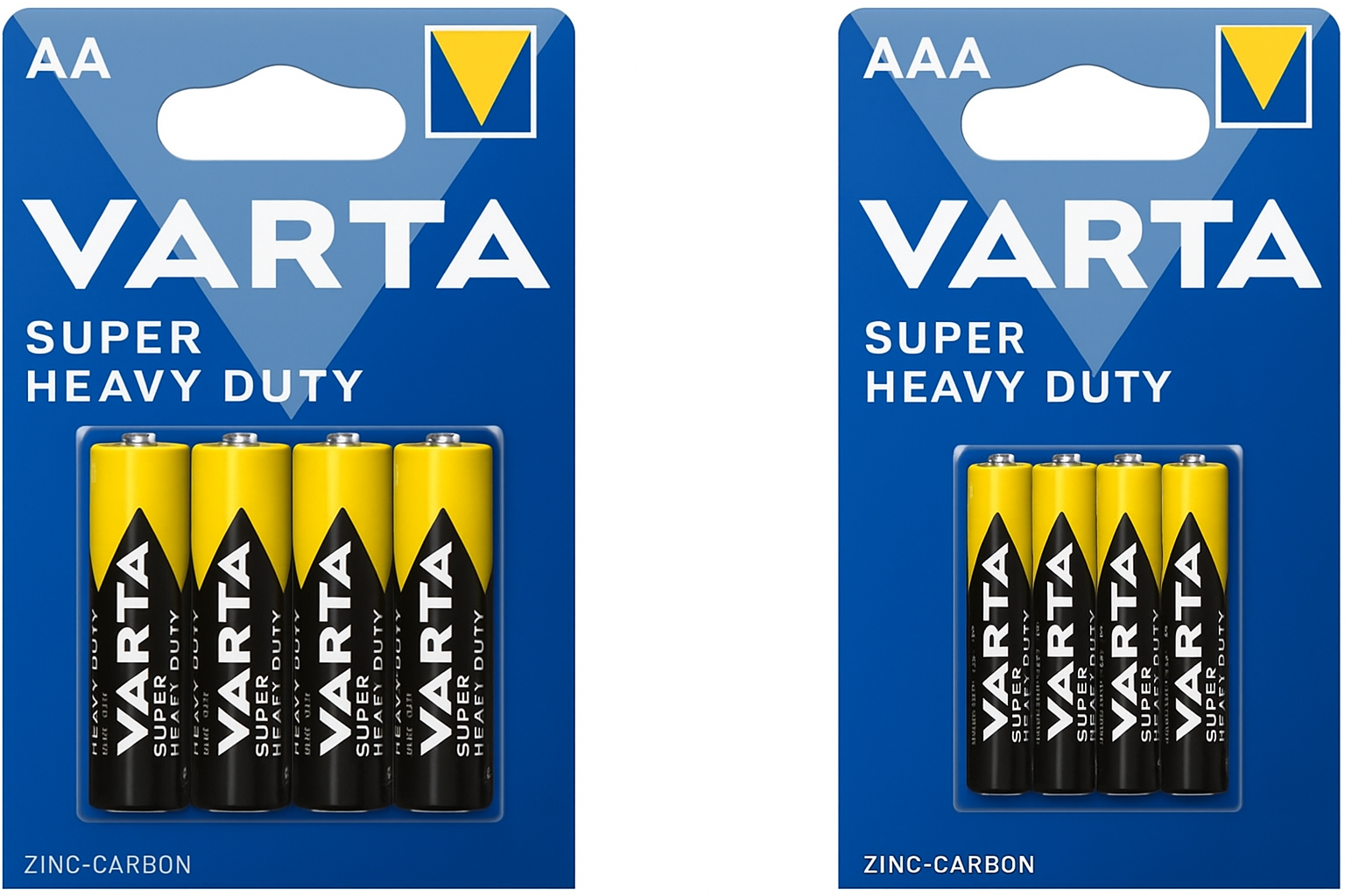Набір батарейок Varta SUPER HEAVY DUTY AA/AAA 1,5V 8 шт. (29880693)