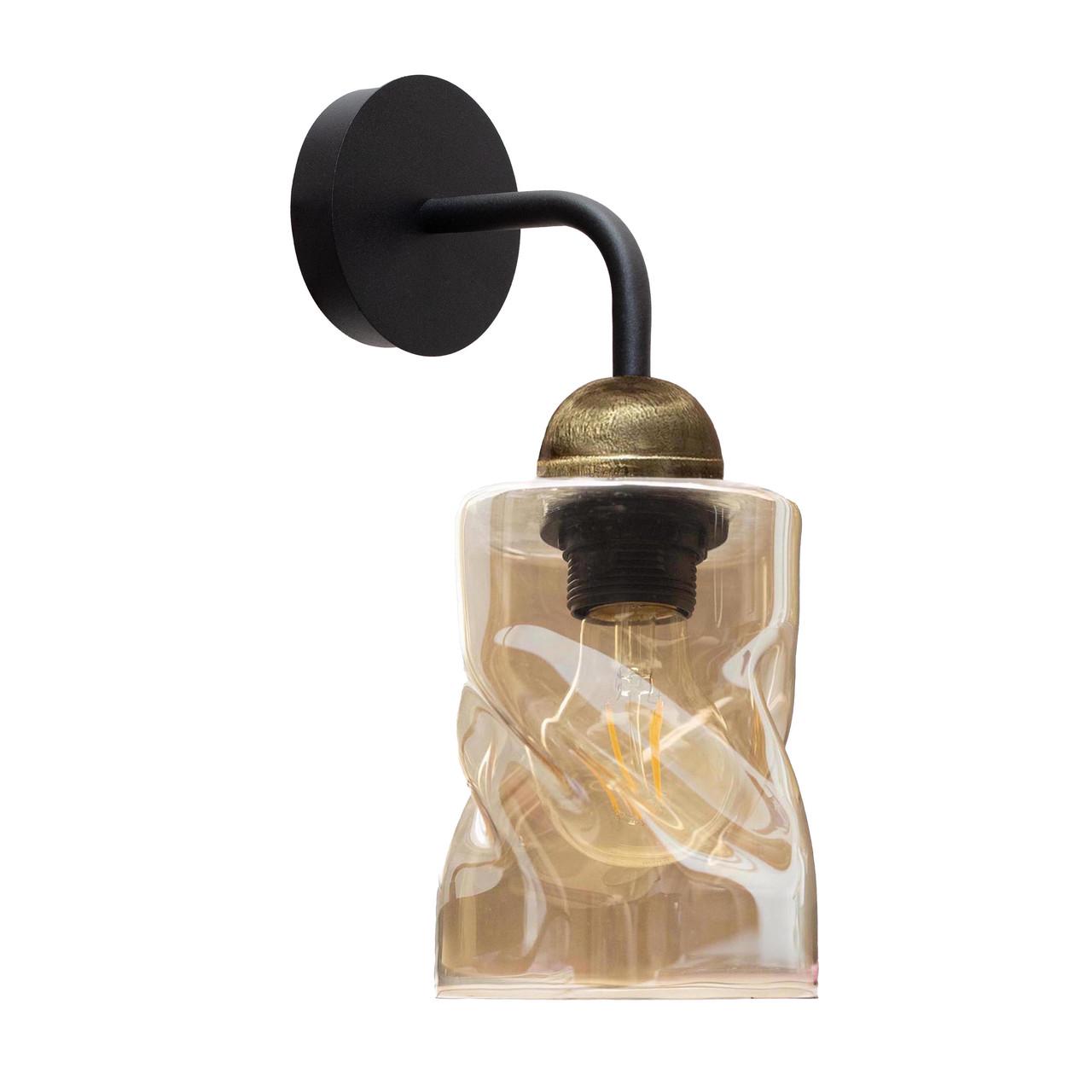 Бра MSK ELECTRIC Tornado під лампу E27 Чорний (PL 202405 BK) - фото 3