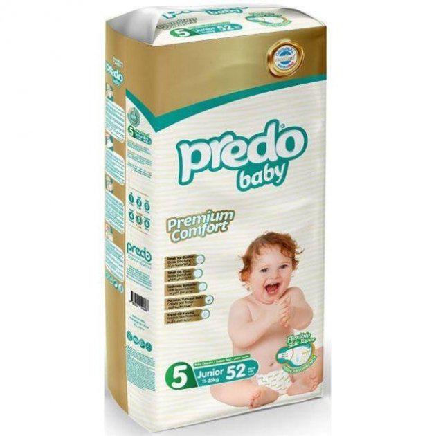 Подгузники детские Predo Baby Diaper Jumbo Junior Size 5 11-25 кг 52 шт.