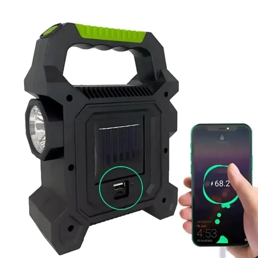 Ліхтар акумуляторний із сонячною батареєю і повербанком JY258B (234568667) - фото 5 Ліхтар акумуляторний із сонячною батареєю і повербанком JY258B (234568667) - фото 5