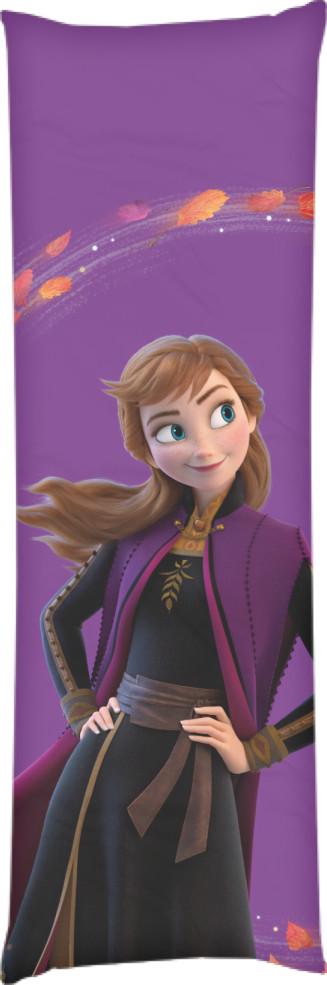 Подушка дакімакура Холодне Серце Frozen Анна 2 40x100 см (13549546)