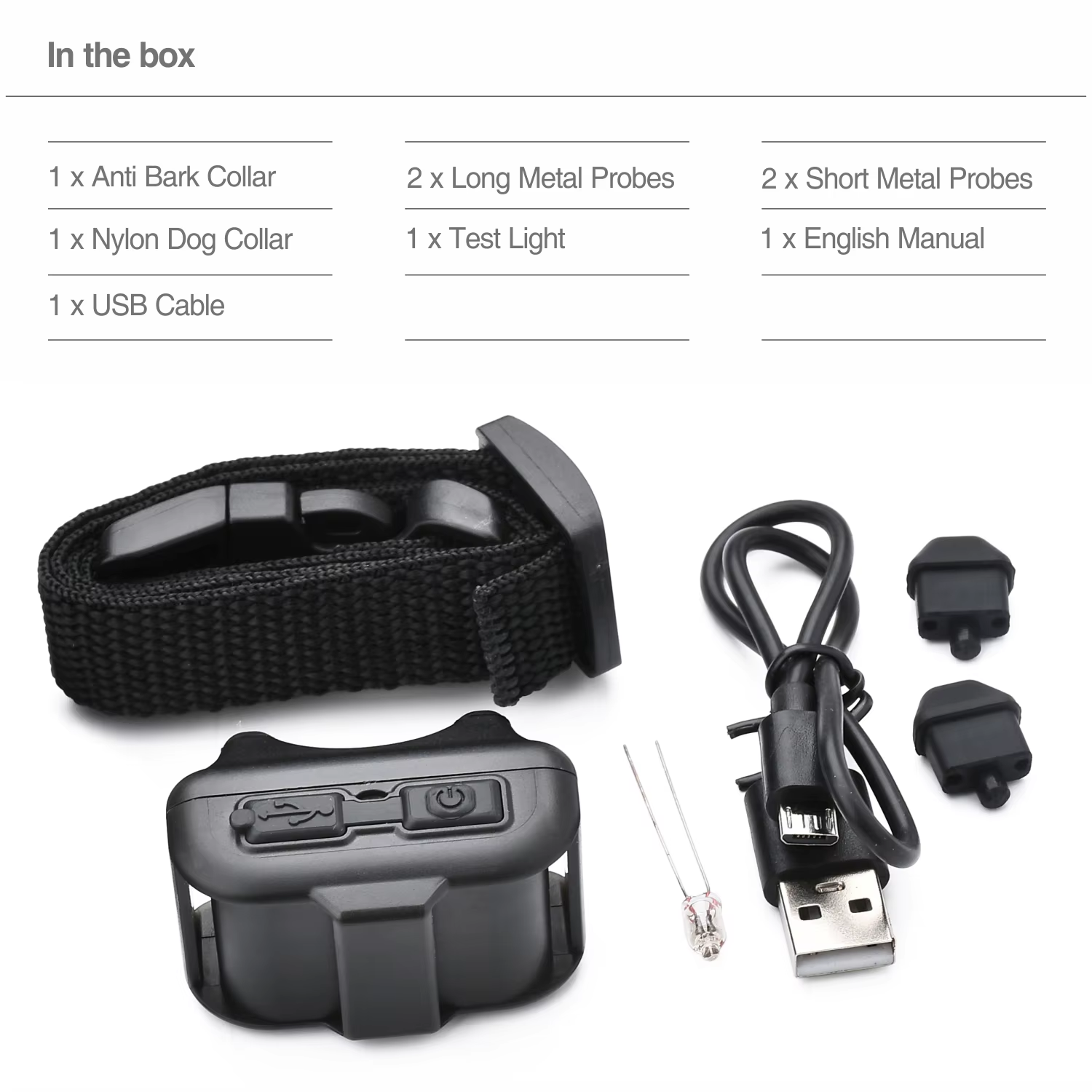 Нашийник електронний дресирувальний DOBE DB60 mini від гавкання для маленьких собак від 2,3 кг (048.2) - фото 11 Нашийник електронний дресирувальний DOBE DB60 mini від гавкання для маленьких собак від 2,3 кг (048.2) - фото 11