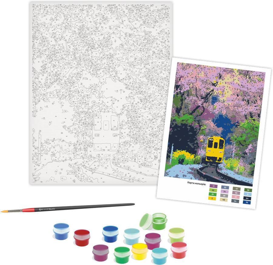 Картина по номерам Rosa Start Яркий поезд (Az1-4823098512646) - фото 2 Картина по номерам Rosa Start Яркий поезд (Az1-4823098512646) - фото 2