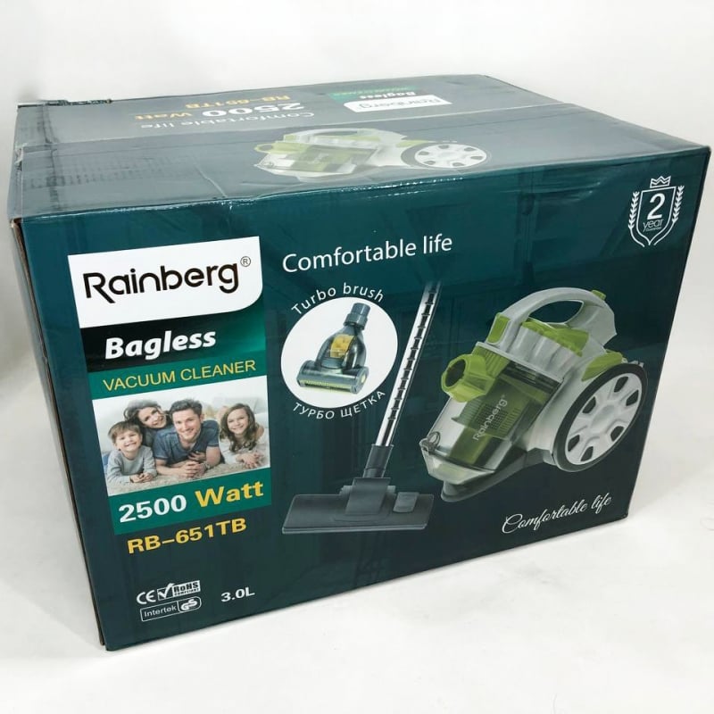 Пылесос Rainberg RB-651 контейнерный 2500 Вт (tf7409) - фото 14 Пылесос Rainberg RB-651 контейнерный 2500 Вт (tf7409) - фото 14