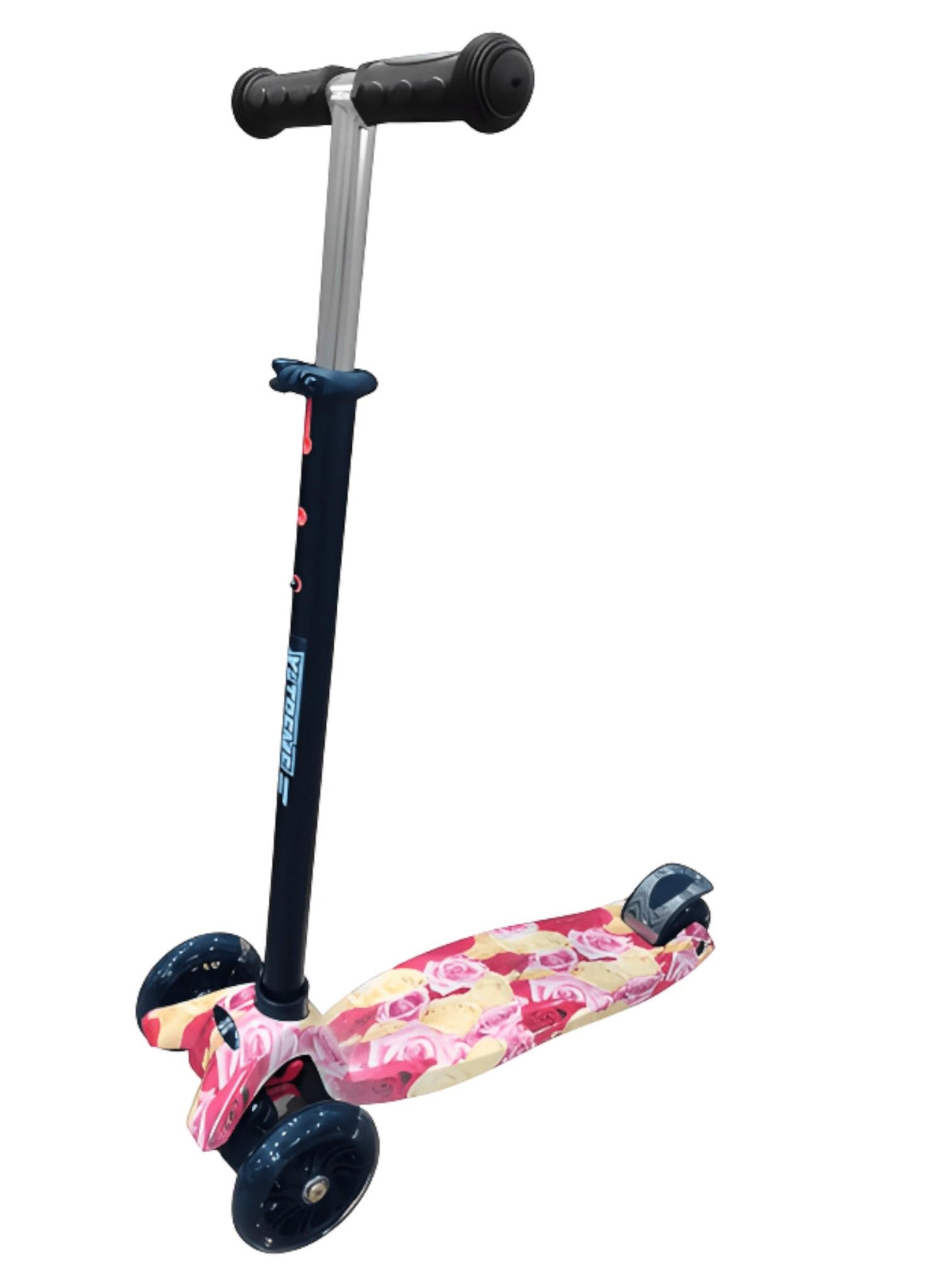 Самокат детский трехколесный X-Treme KS-209W 133908 с регулировкой руля Розовый Самокат детский трехколесный X-Treme KS-209W 133908 с регулировкой руля Розовый