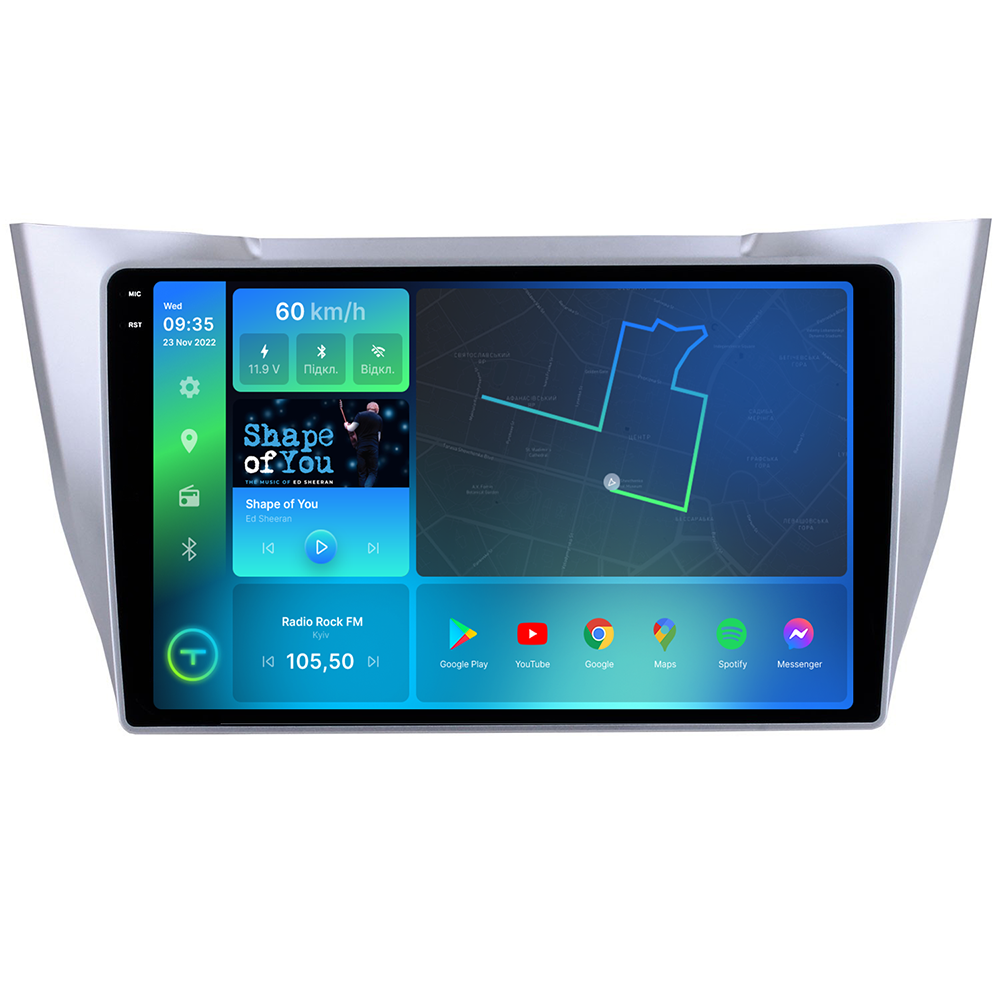 Автомагнитола штатная Torssen 2K для F10232 для Lexus RX 2003-2009 г./Toyota Harrier Can Bus 4G/Carplay/DSP 2/32 GB 10" (202301743)