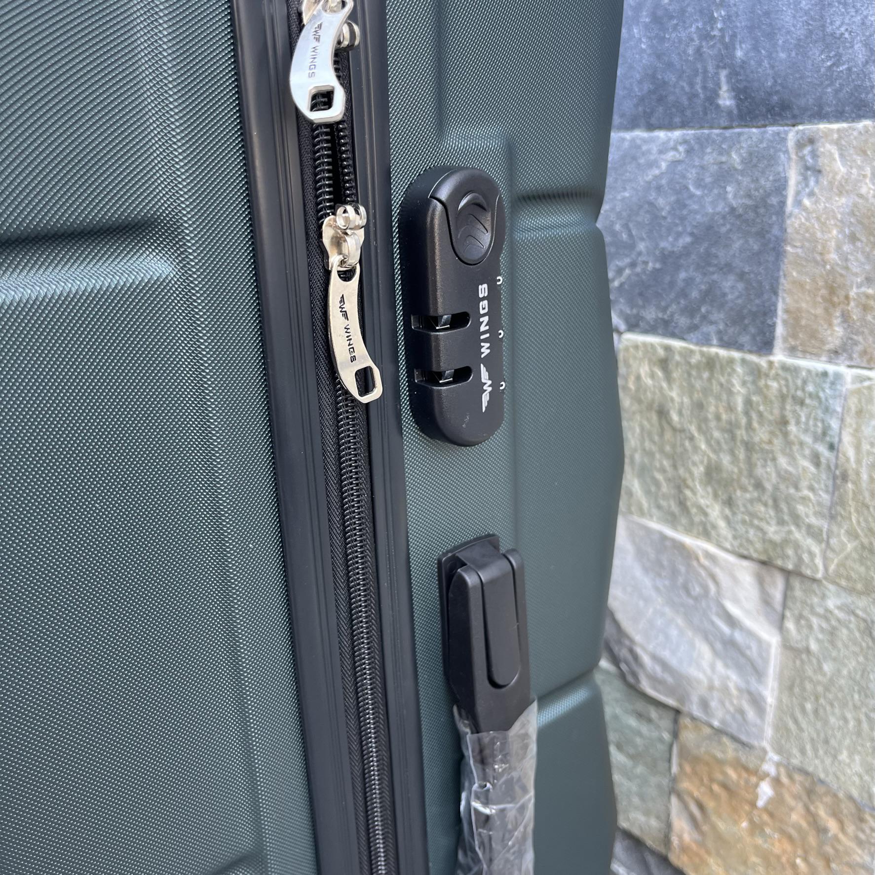 Валіза дорожня Wings 147 з полікарбонату L 75х48х30 см Зелений (10820116) - фото 4 Валіза дорожня Wings 147 з полікарбонату L 75х48х30 см Зелений (10820116) - фото 4