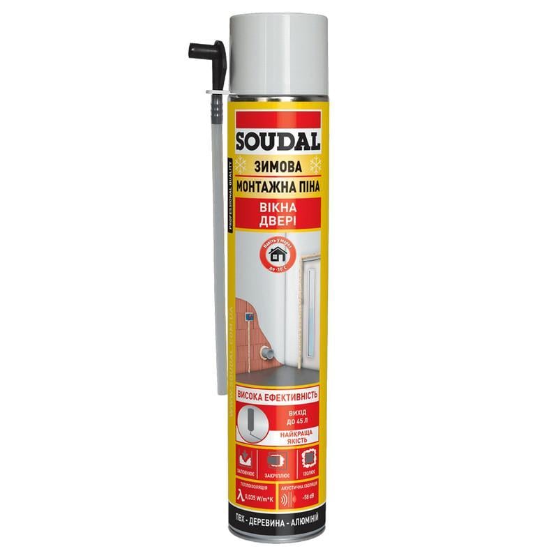 Пена зимняя монтажная SOUDAL 750 мл 3 шт. (00001000000075000Z)