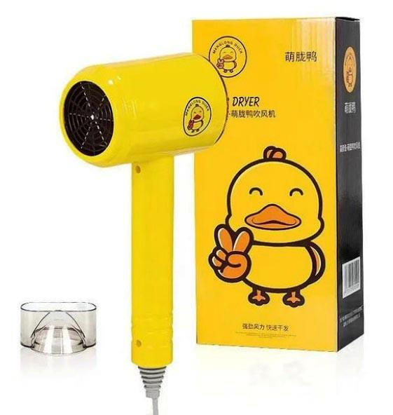 Фен детский Sokany Menglong Duck 1200 Вт Желтый (2169149779) - фото 5