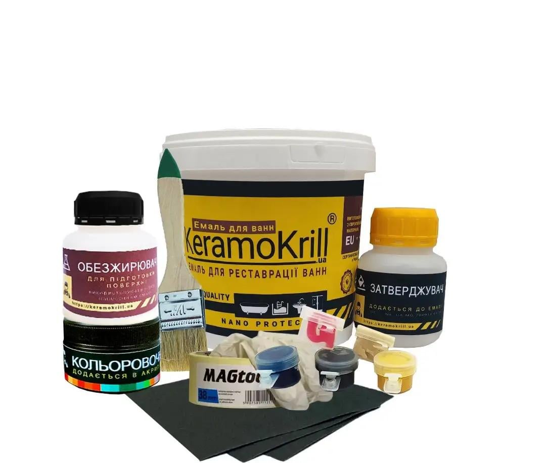 ᐉ Комплект для реставрации ванн Keramokrill Nano Protection System на ...