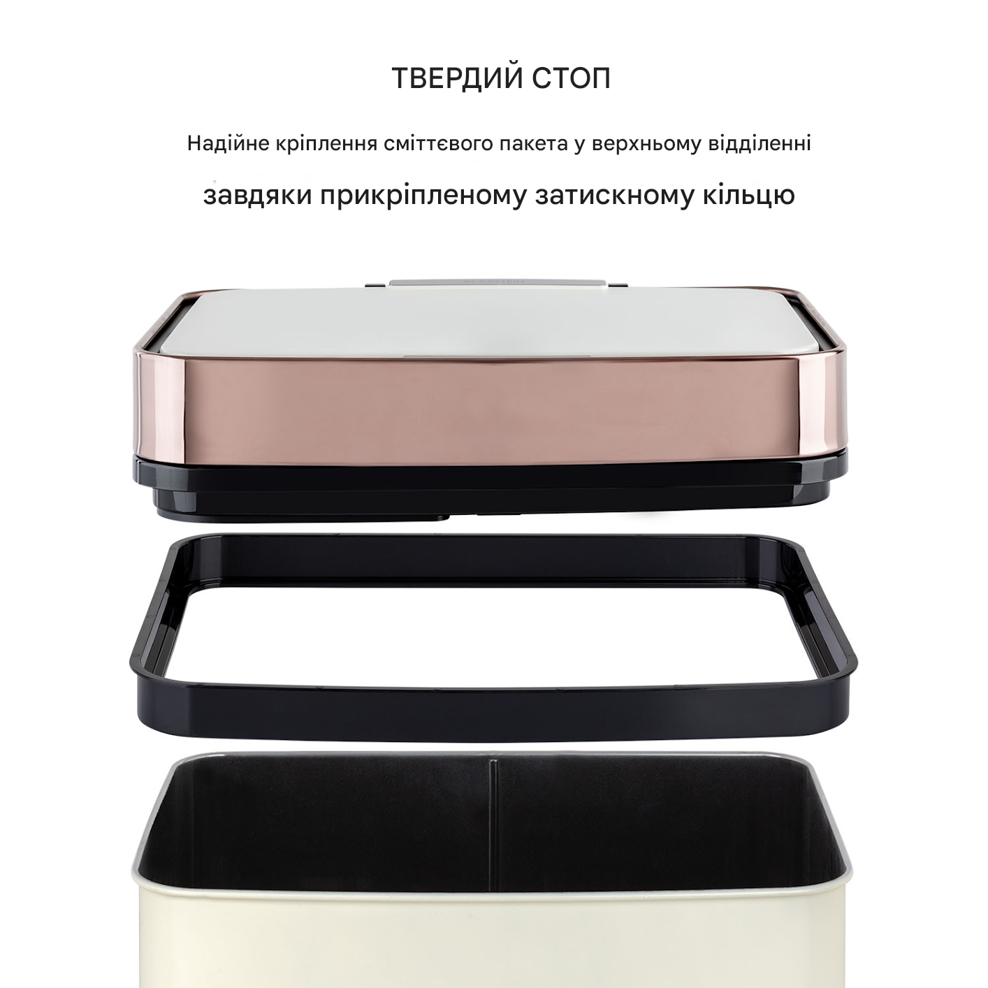 Мусорный бак KLARSTEIN Royal Trash 72 л из нержавеющей стали (10035364) - фото 6 Мусорный бак KLARSTEIN Royal Trash 72 л из нержавеющей стали (10035364) - фото 6