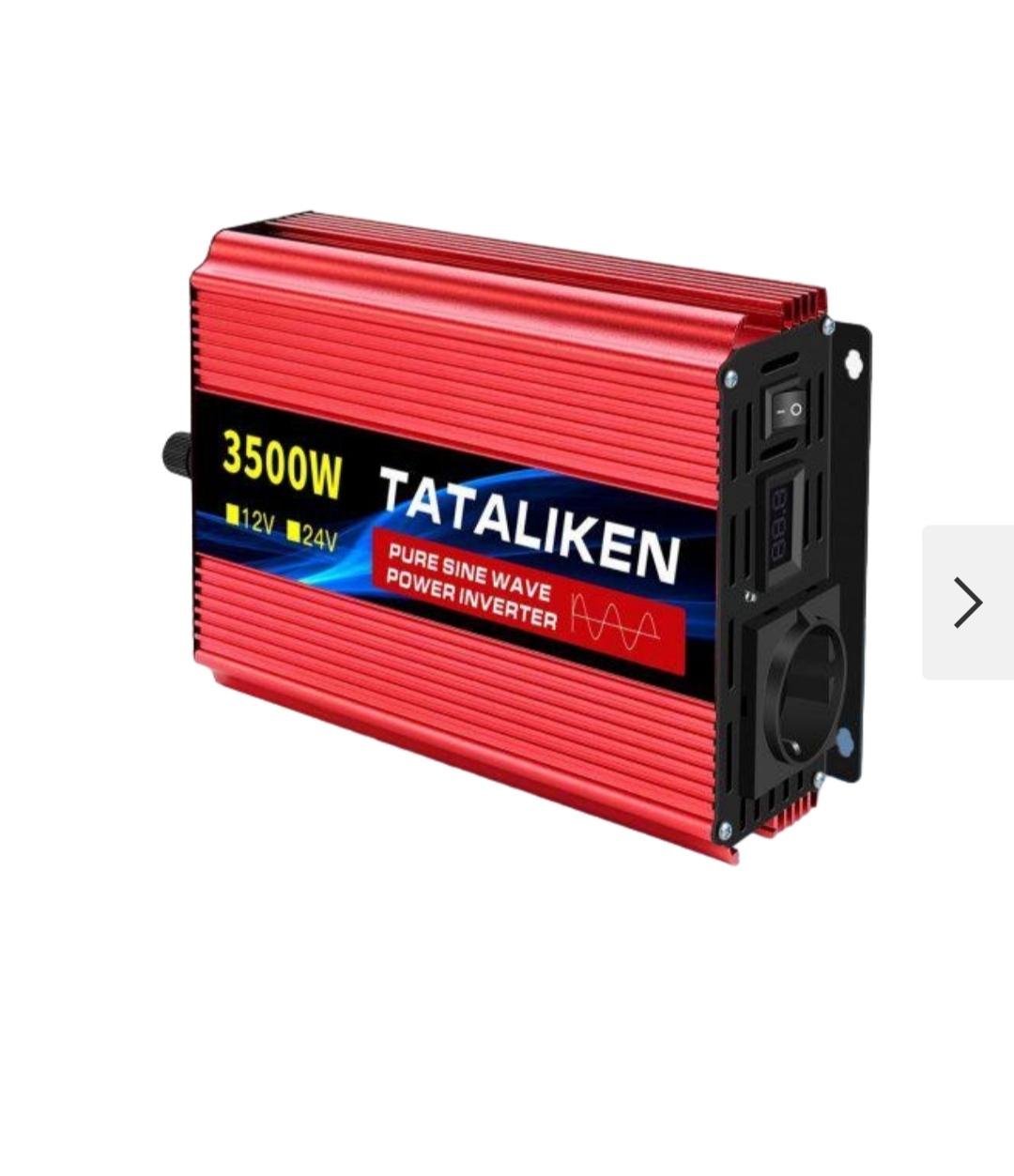 Інвертор-перетворювач напруги Tataliken 3500W/1200W 12V/220V чистий синус (IN-1234)