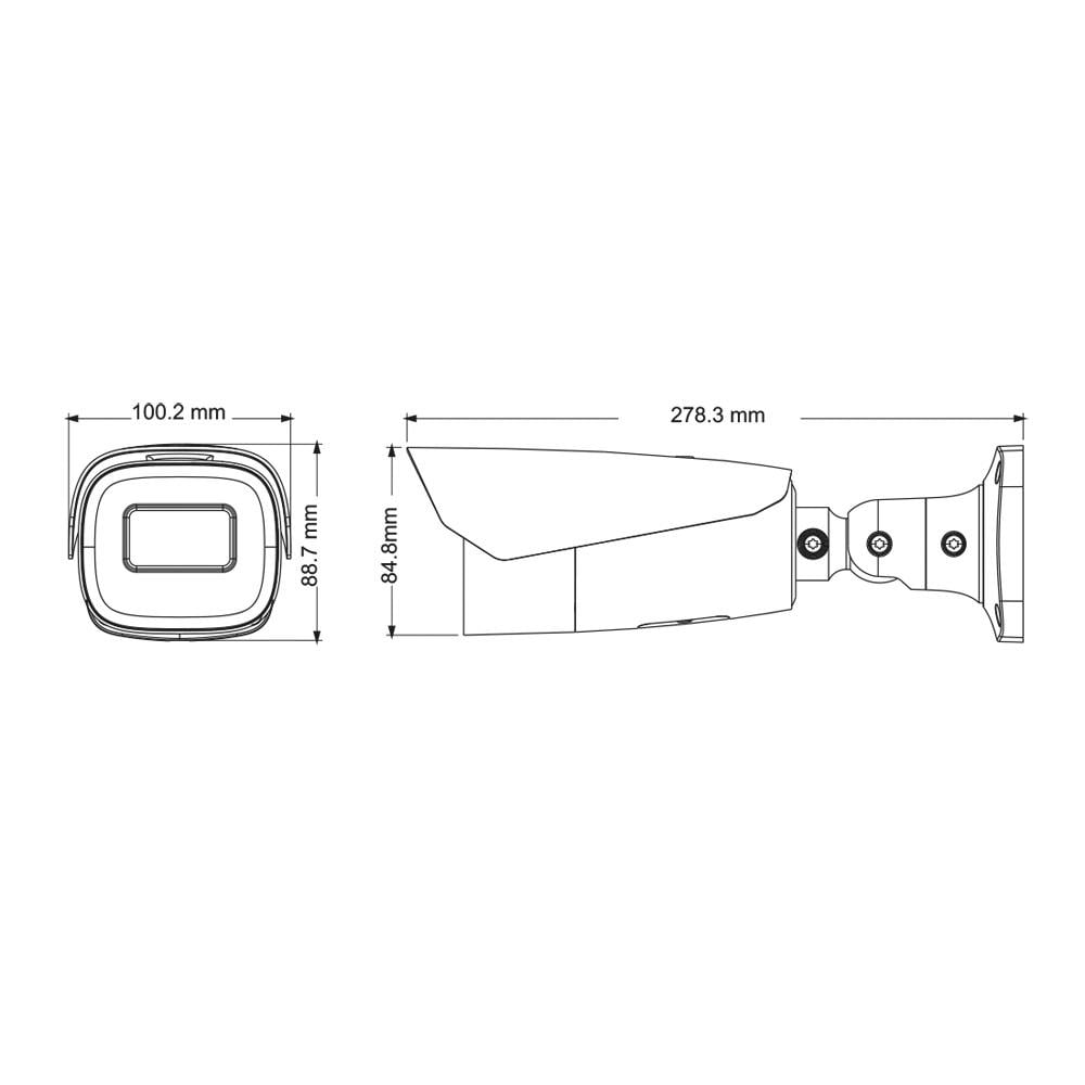 Камера відеоспостереження TVT TD-9453E3B-A 5 Mp f=7-22 мм з мікрофоном (77-00340) - фото 2