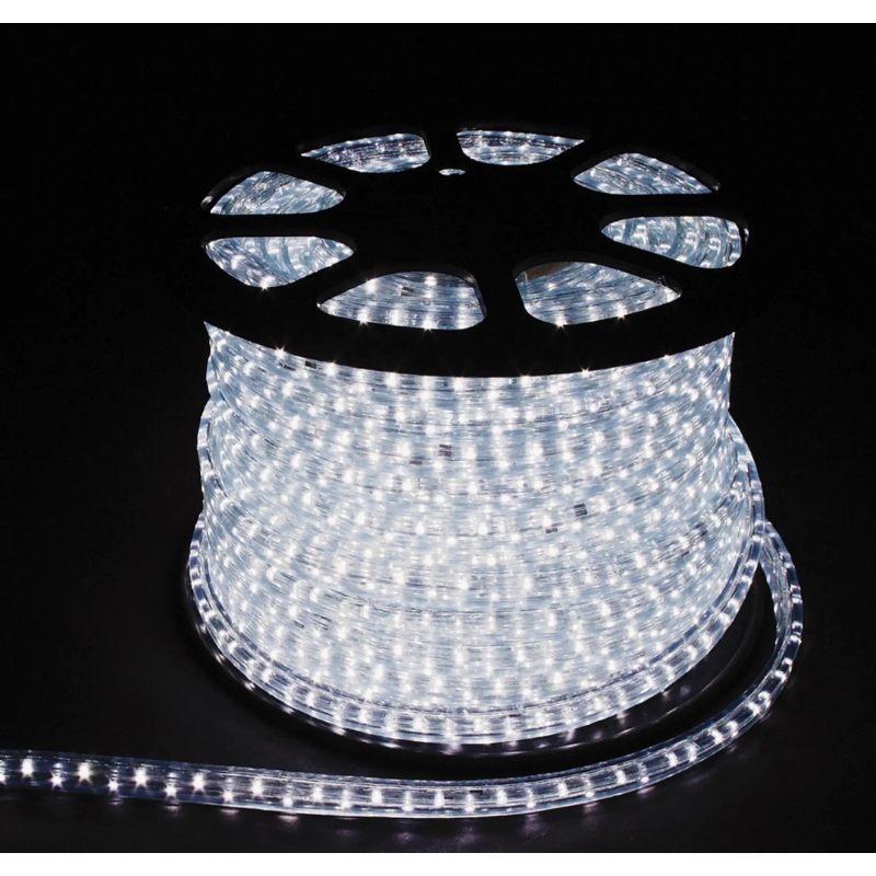 Гірлянда вулична дюралайт LED із перемикачем режимів 100 м Холодний білий (2392140795)