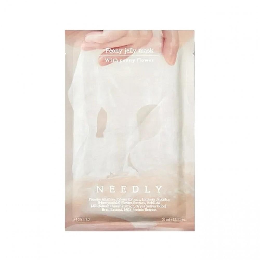 Маска тканевая Needly Peony Jelly Mask с осветительным эффектом 33 мл