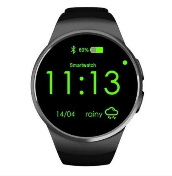 Смарт часы Smart Watch Kingwear KW18 6950 350 мАч Черный