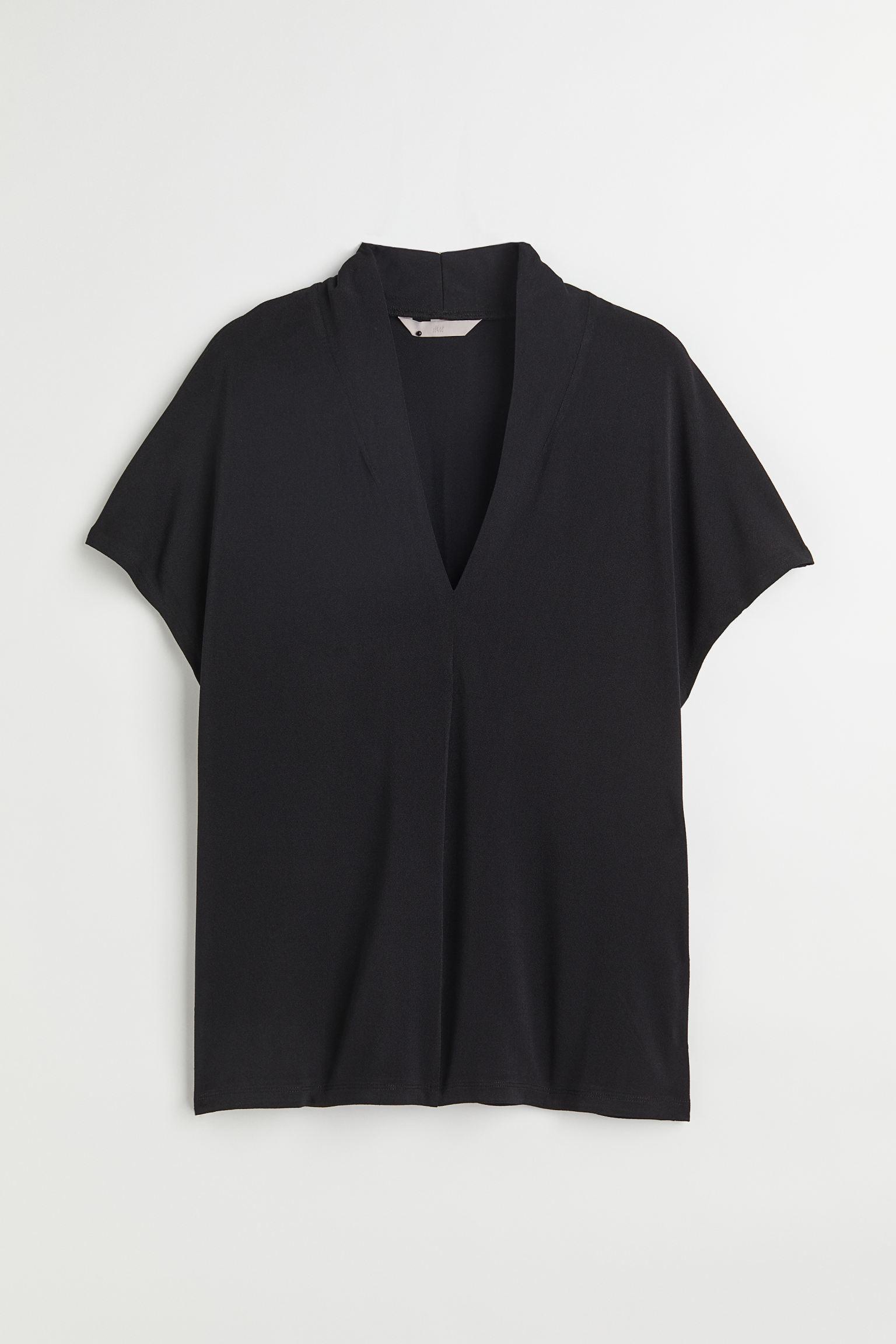 Блуза H&M XS Черный (2712770315)