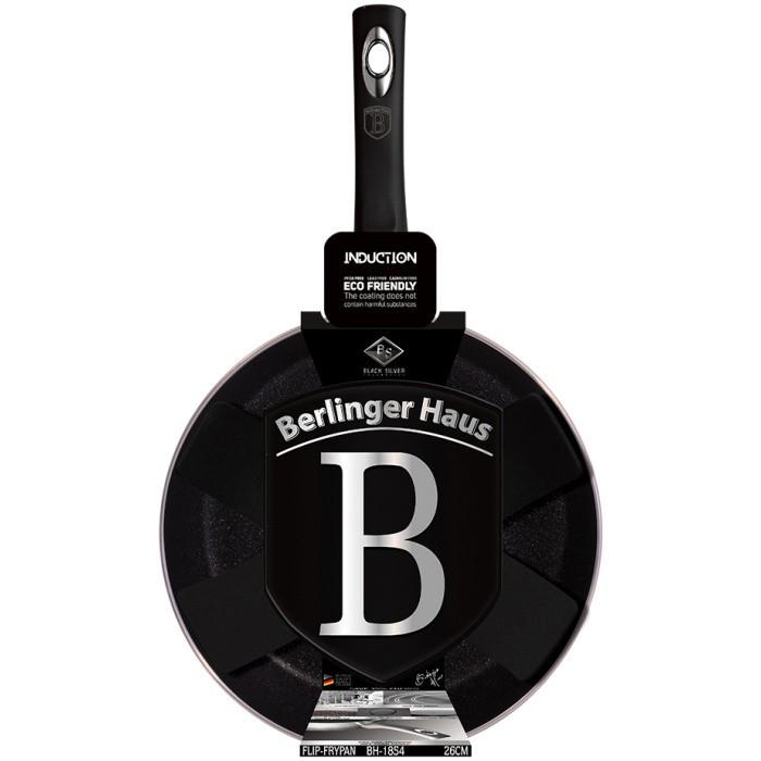 Сковорода-флип с индукционным турбо-дном 28x28x4,1 см Aqvamarine (1854-BH) - фото 5