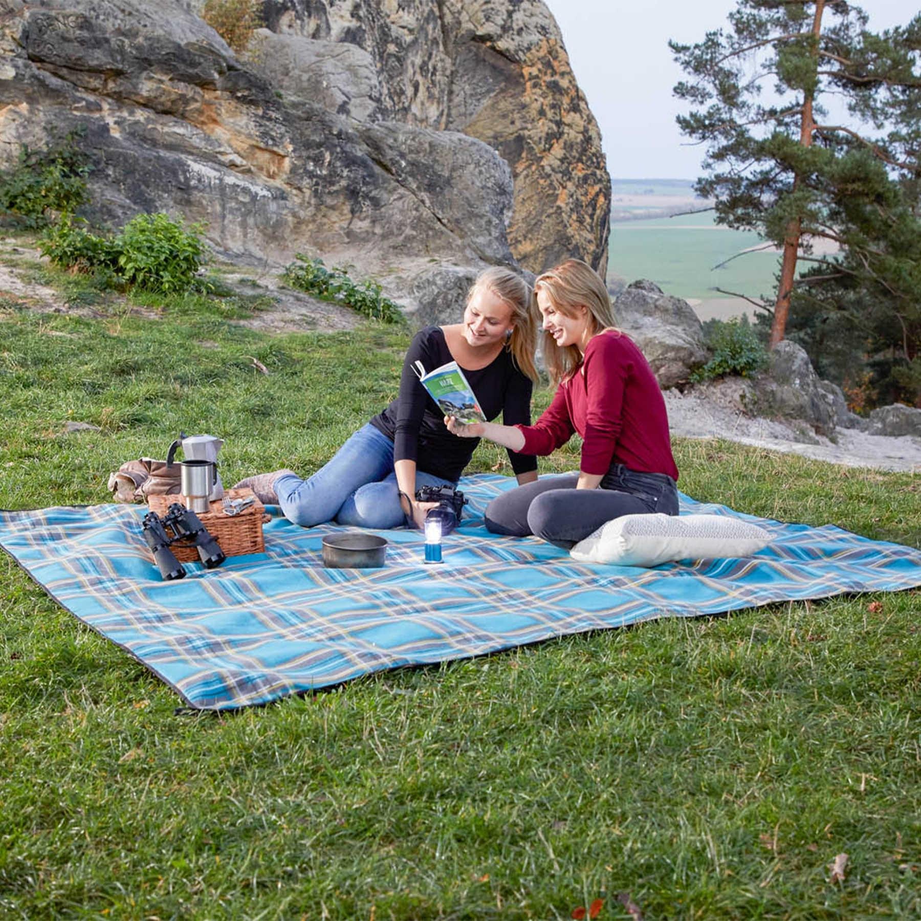 Коврик для пикника Uquip Scotty XXL Petrol/Grey (243103) - фото 8 Коврик для пикника Uquip Scotty XXL Petrol/Grey (243103) - фото 8