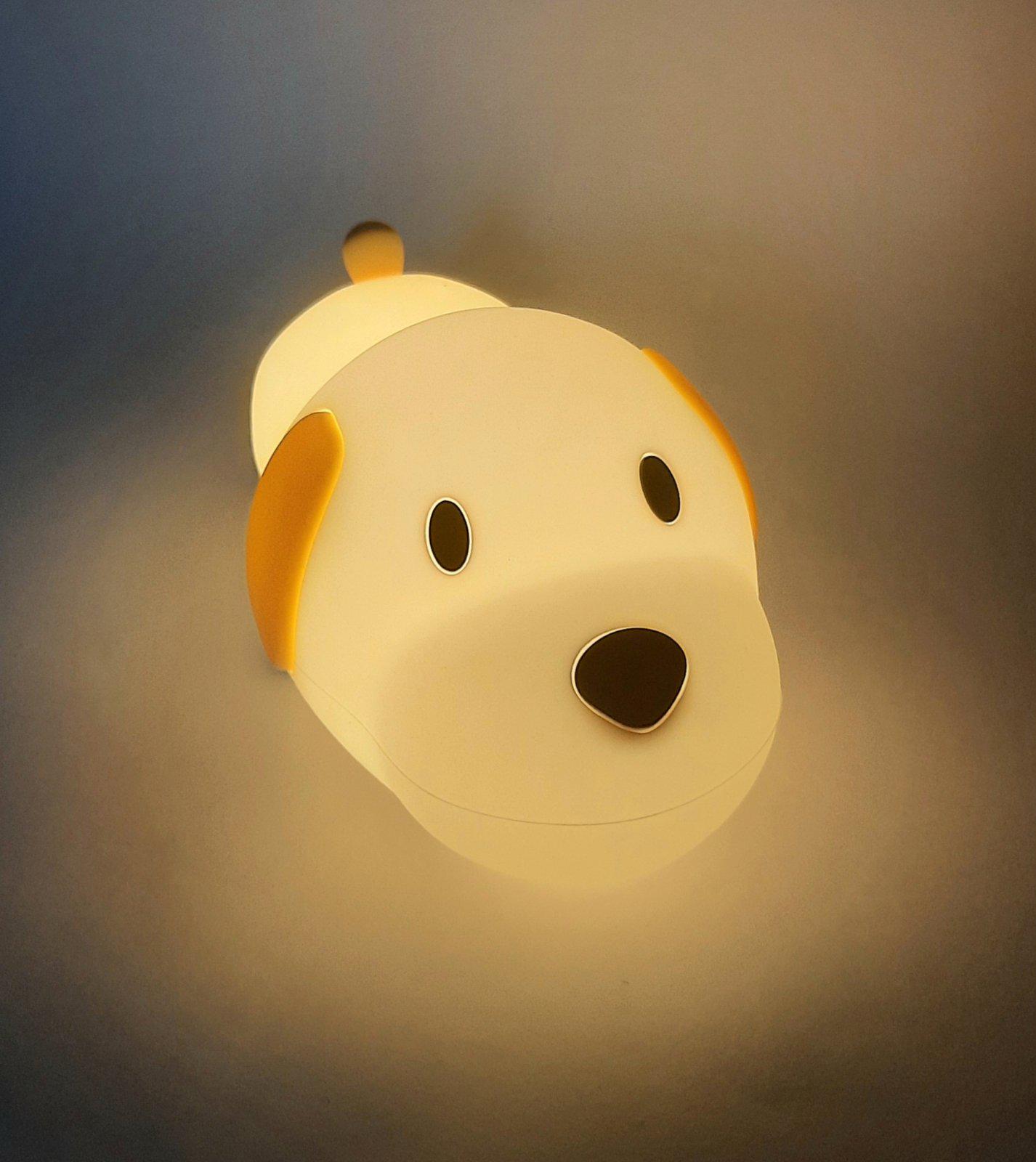 Нічник цуценя з регулятором яскравості акумуляторний сенсорний 1200 MAh таймер 30 та 60 хв (L-05) - фото 7 Нічник цуценя з регулятором яскравості акумуляторний сенсорний 1200 MAh таймер 30 та 60 хв (L-05) - фото 7