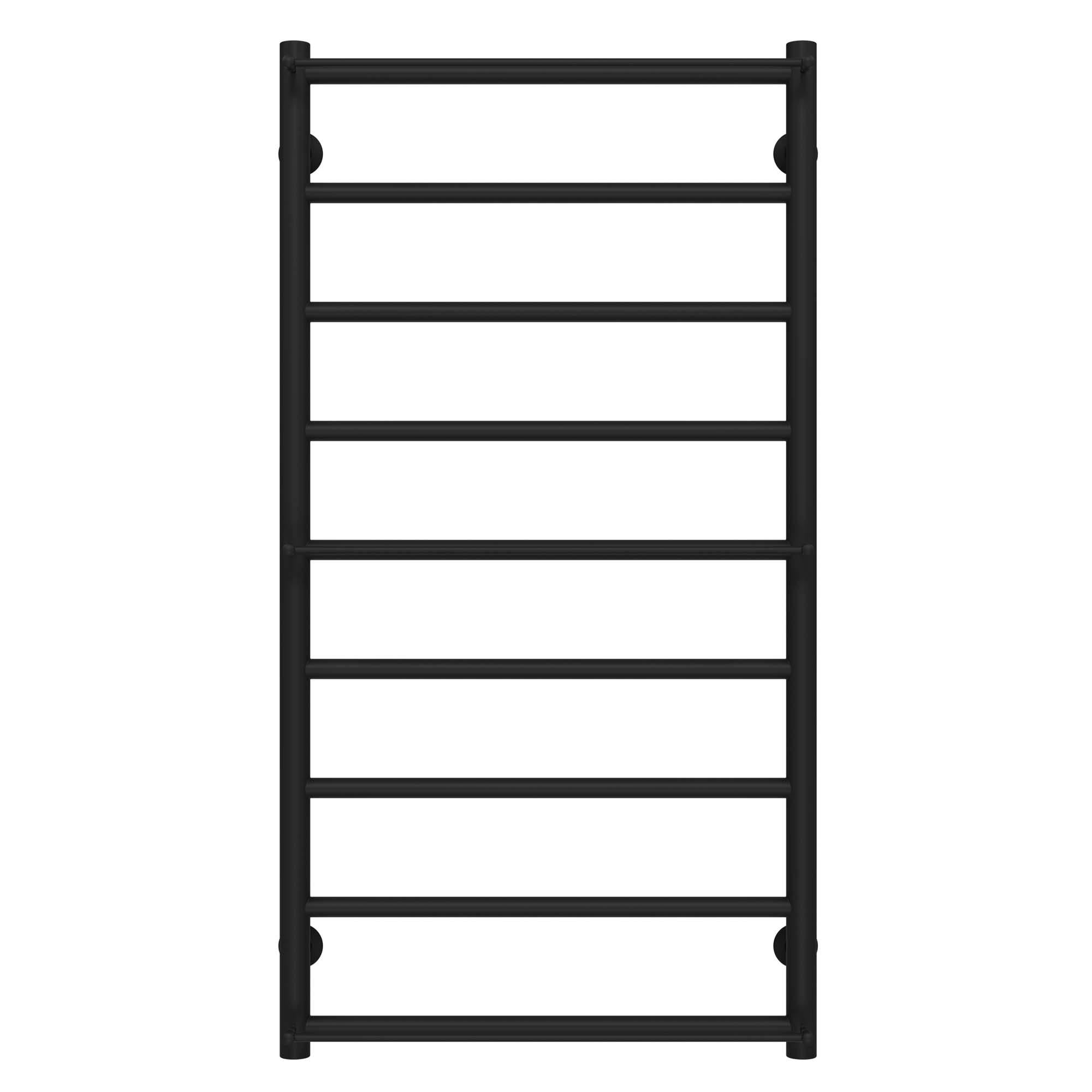 Полотенцесушитель водяной Deffi Ladder П9 боковое правое подключение нержавеющая сталь 500x1000 мм Черный (C.LK.100.50.9.BC)