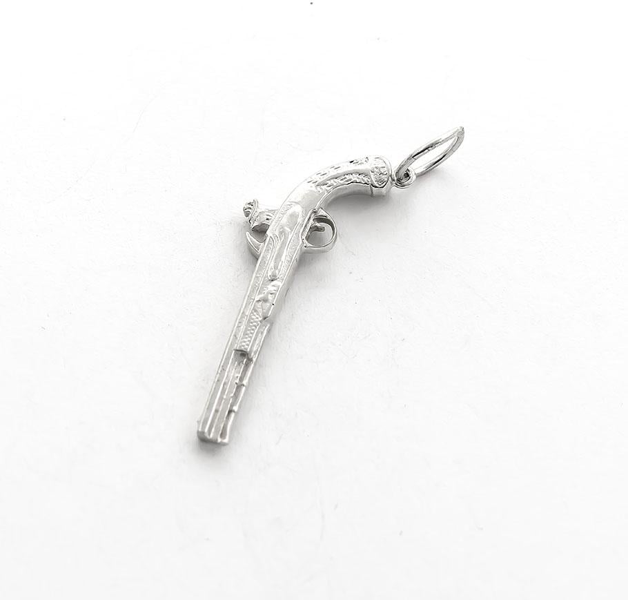 Кулон Maxi Silver 8706 Пистолет (88706)