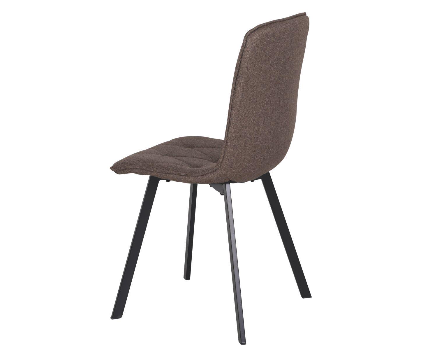 Стілець кухонний Intarsio COREY TEX Чорний/Капучіно (20316595) - фото 4 Стілець кухонний Intarsio COREY TEX Чорний/Капучіно (20316595) - фото 4