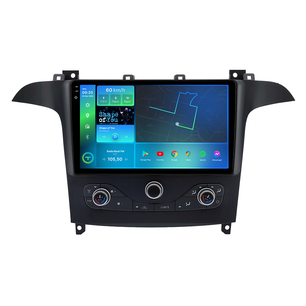 Магнитола штатная Torssen 2K DTS Ford S-max 1 2006-2015 F9432 4G Carplay DSP (202308525)