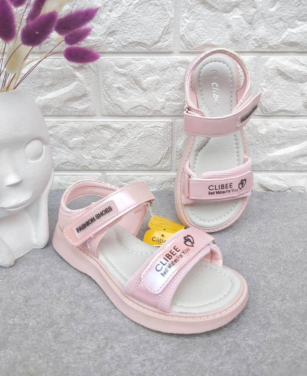 Босоніжки для дівчинки Clibee 1205 р. 34 21,7 см Рожевий (1205)