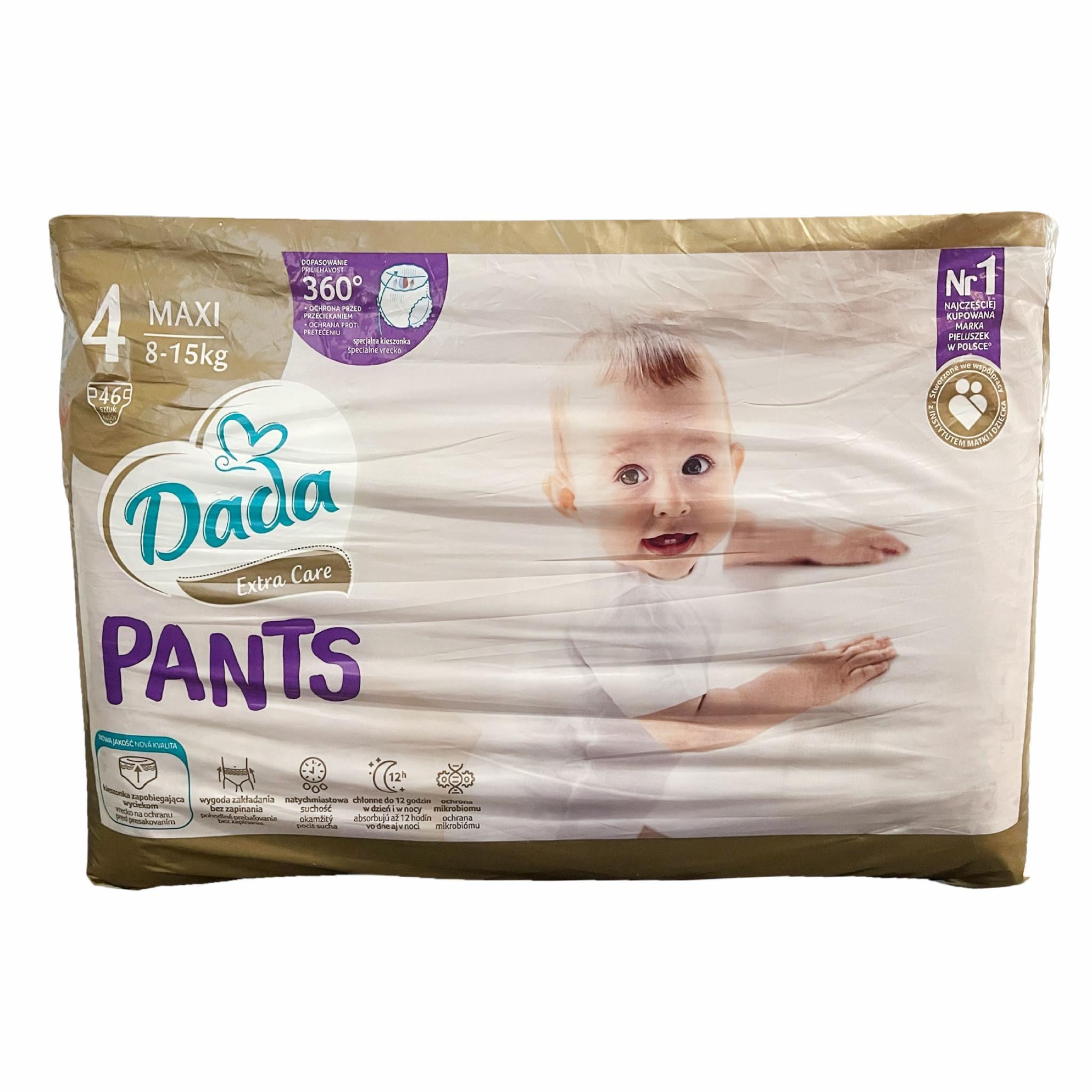 Підгузки-трусики Dada Extra Care 4 maxi 8-15 кг 46 шт. (67eb9b804206d32c9435727a) Підгузки-трусики Dada Extra Care 4 maxi 8-15 кг 46 шт. (67eb9b804206d32c9435727a)