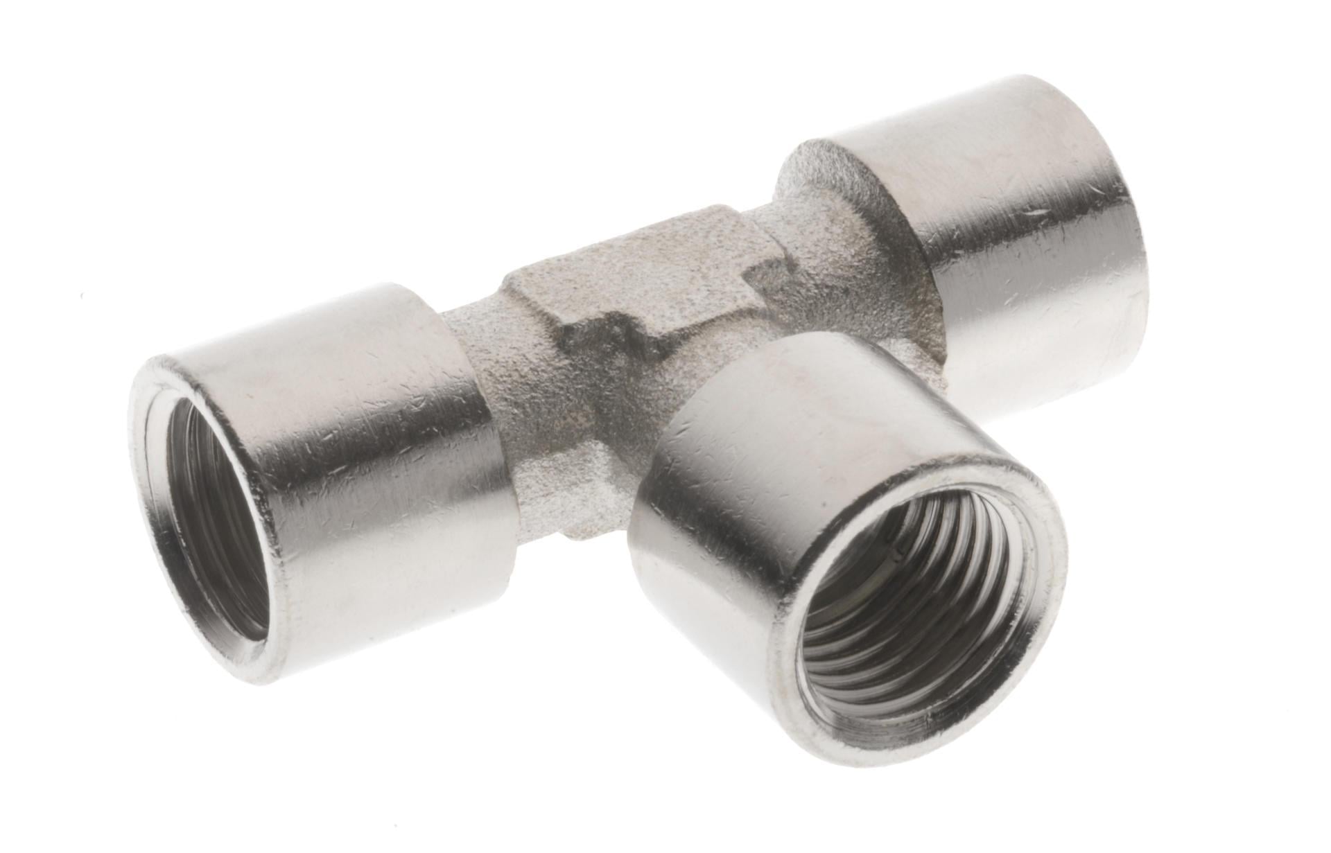 Тройник латунный AIGNEP 2D4000 резьба 1/4 (04000000103NB)