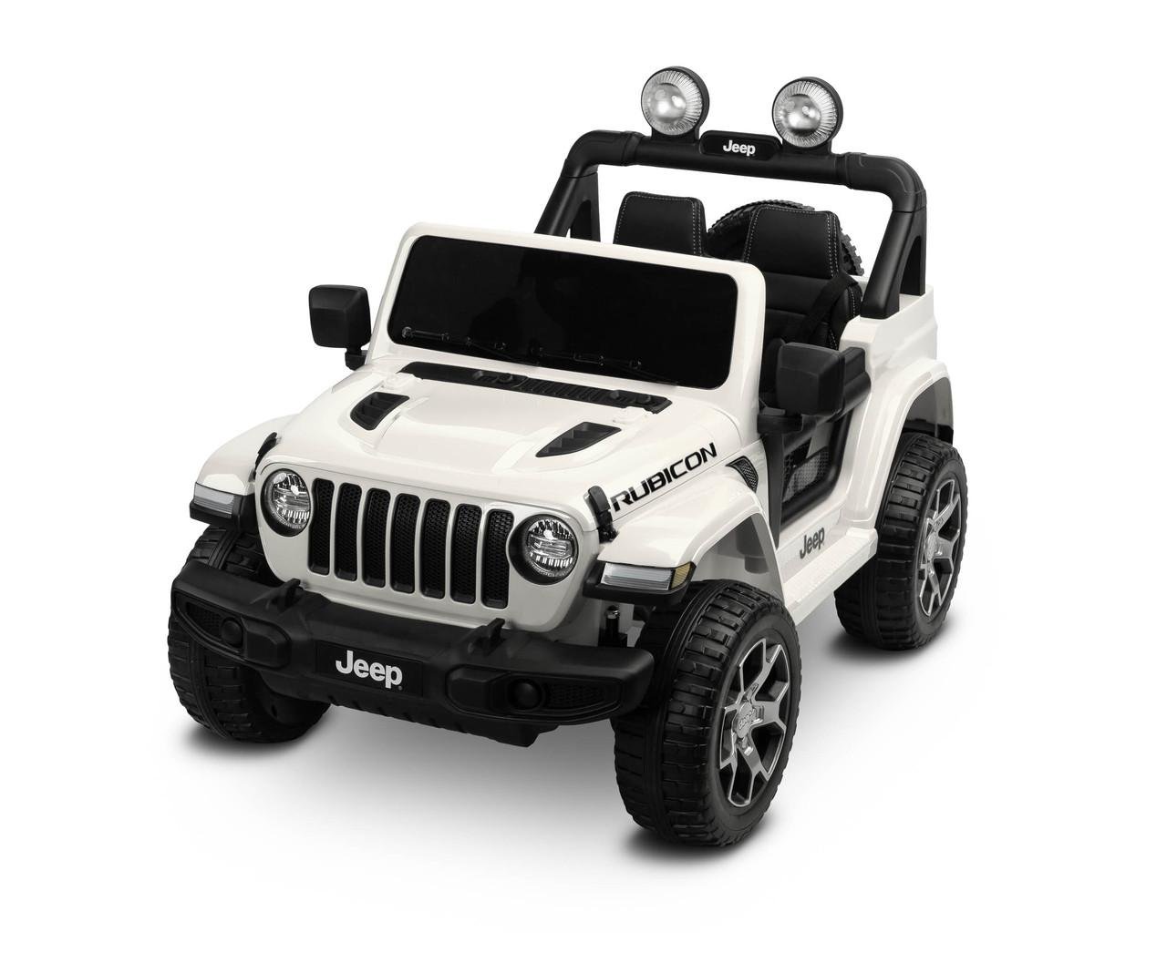 Електромобіль Caretero Jeep Rubicon з пультом ДК 180 Вт White