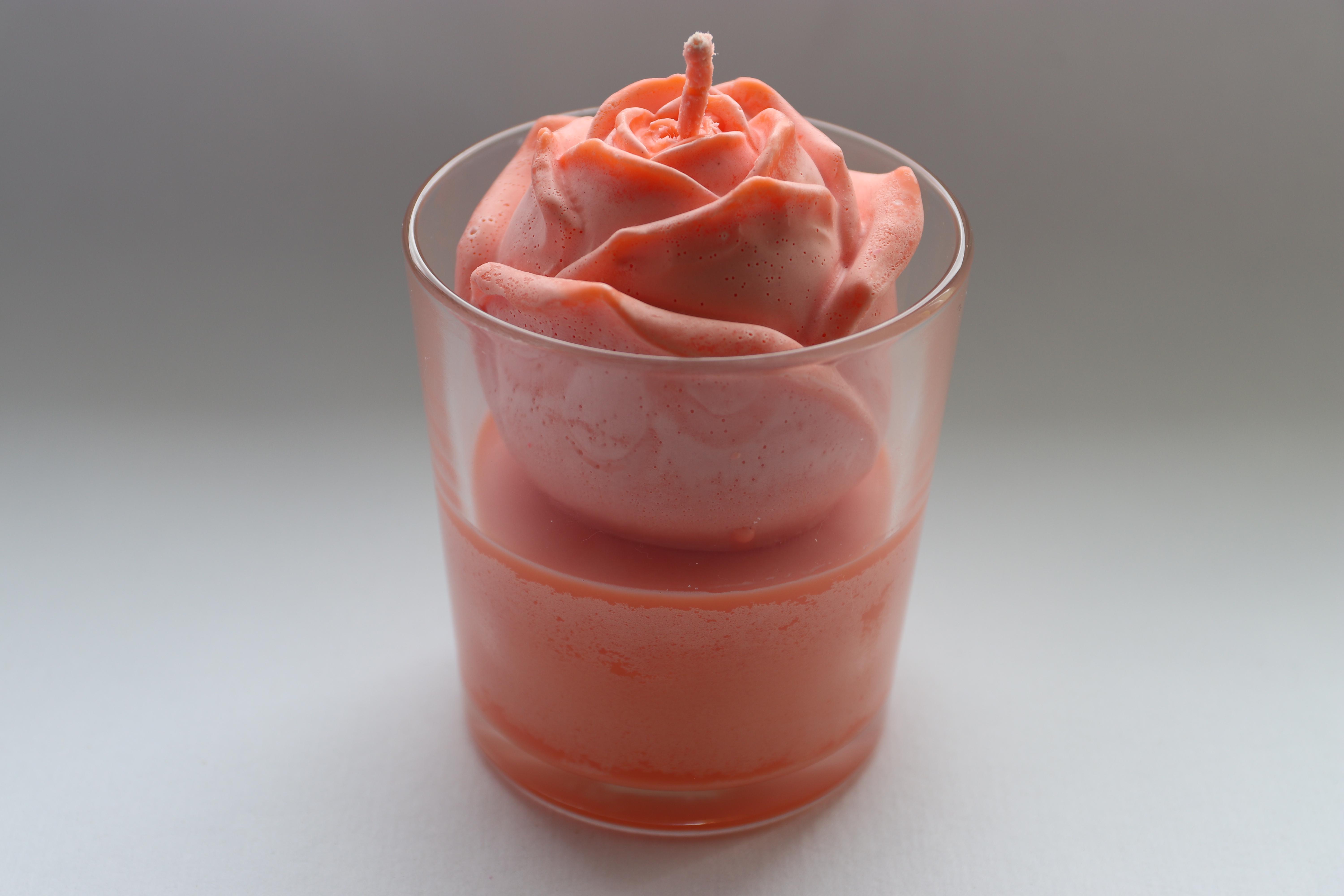 Свеча The radiance of peace роза соевый воск Оранжевый (1205252)