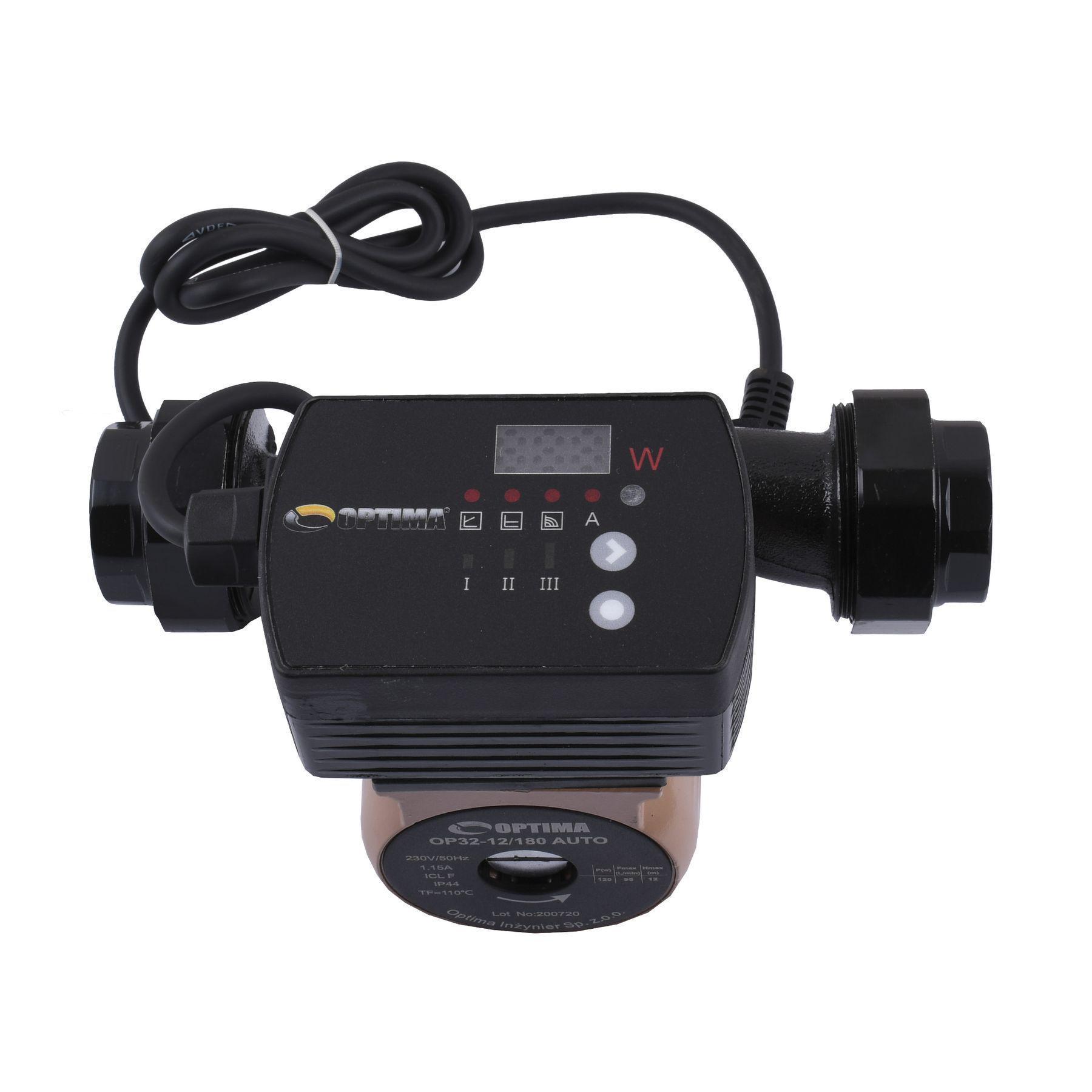 Насос циркуляционный Optima OP32-12AUTO энергосберегающий с гайками (GSR-000021547) - фото 3 Насос циркуляционный Optima OP32-12AUTO энергосберегающий с гайками (GSR-000021547) - фото 3