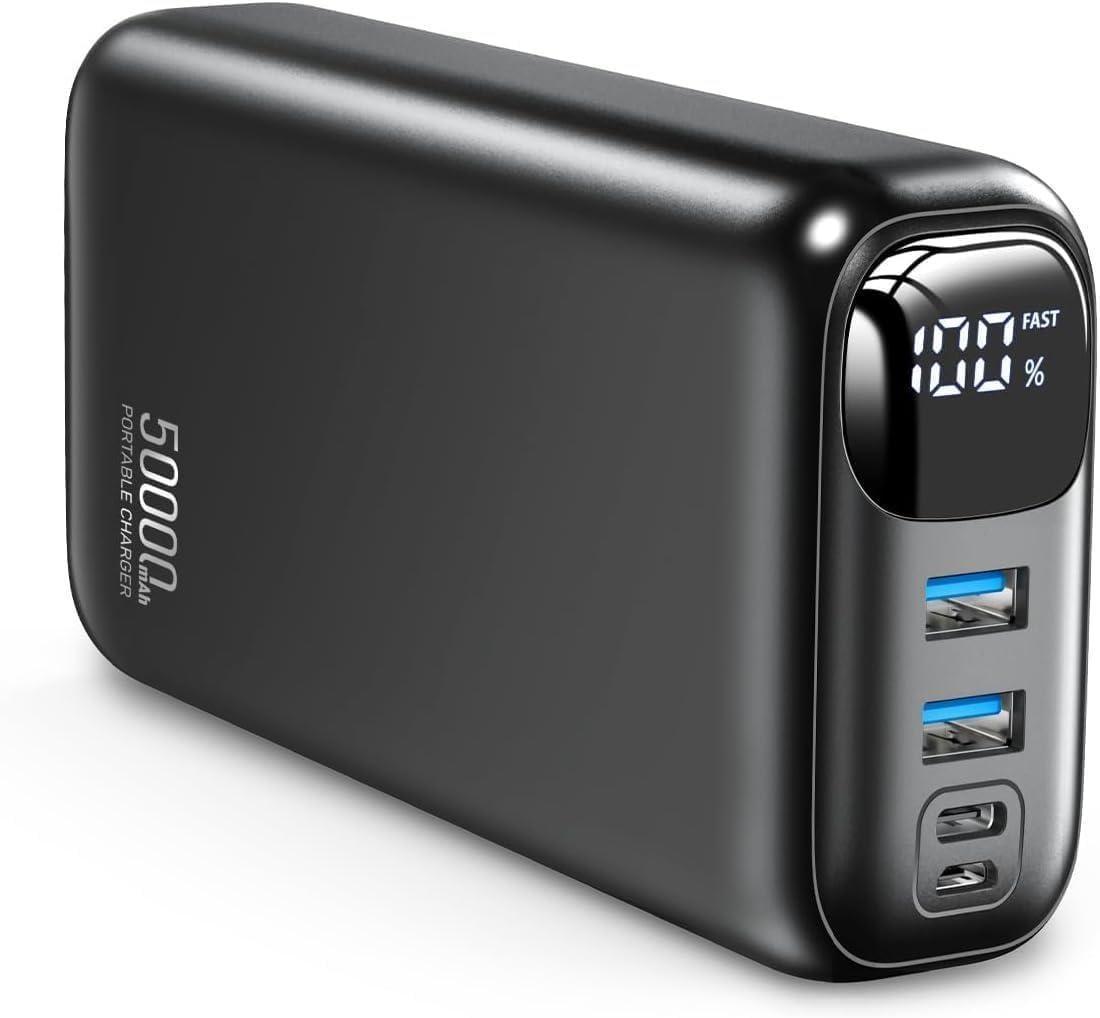Повербанк OHOVIV PB-05 50000 мАч с быстрой зарядкой PD 22,5 Вт/Quick Charge 3.0/4.0 с LED-дисплеем (32998079)