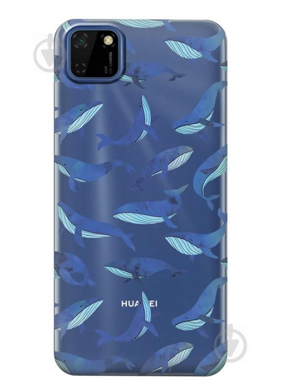 Прозрачный силиконовый чехол iSwag для Huawei Y5p с рисунком - Киты (KS2409) Прозрачный силиконовый чехол iSwag для Huawei Y5p с рисунком - Киты (KS2409)