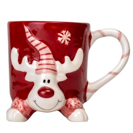 Чашка BonaDi Святковий олень 6021-016 350 мл