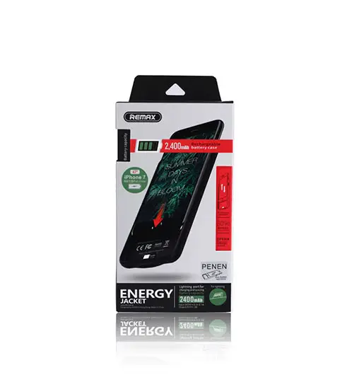 Повербанк-чехол Remax PN-01 для iPhone 7 2400 mAh Золотой (6954851267409)