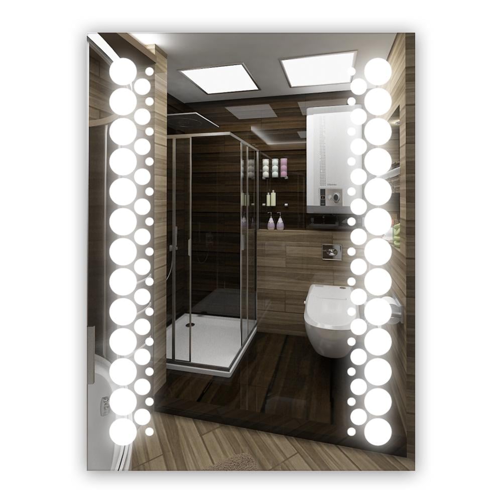 Зеркало с LED подсветкой 600х800 мм (SR-014) Зеркало с LED подсветкой 600х800 мм (SR-014)