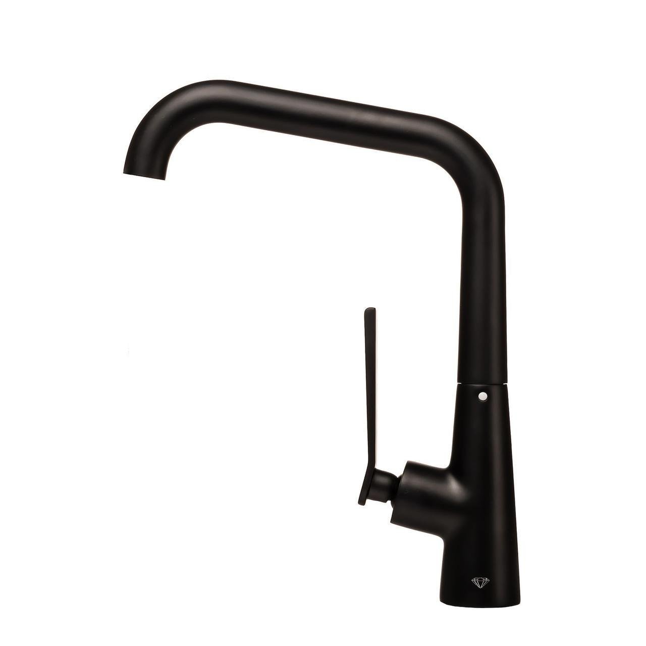 Змішувач для кухні TOPAZ TEEL Чорний матовий