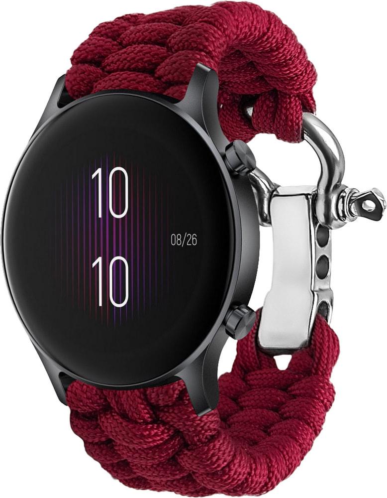 Ремешок из Паракорда Ruper для Haylou LS04 RS3 22mm Wine (30820-42)