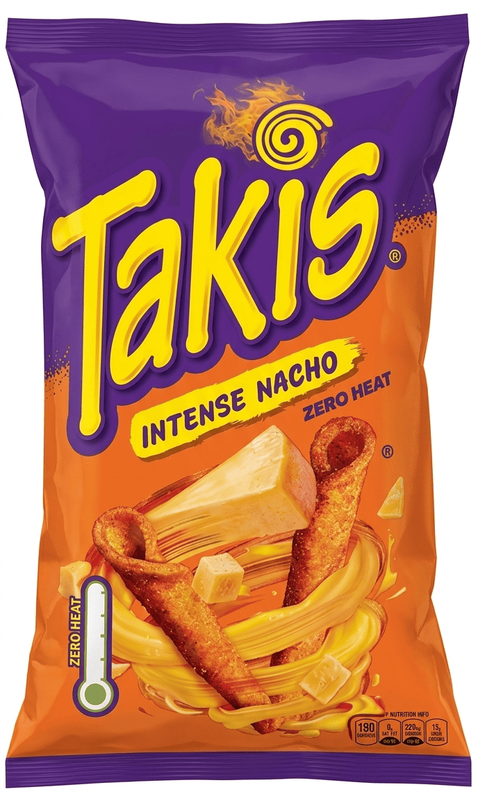 Чипсы Takis Intense Nacho Zero Heat 100 г (3038279164) Чипсы Takis Intense Nacho Zero Heat 100 г (3038279164)