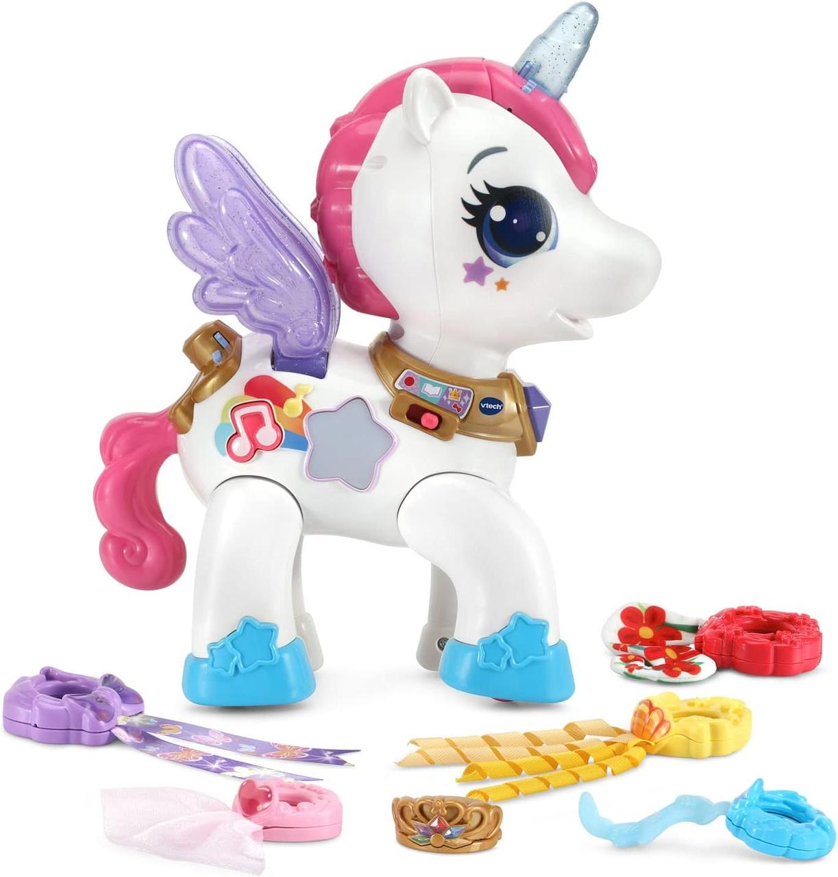 Інтерактивна іграшка VTech Style and Glam On Unicorn (B0BS3H4GPT) - фото 4