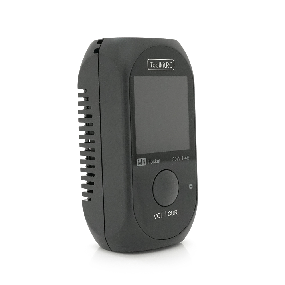 Зарядний пристрій toolkitrc m4 pocket потужність 80вт тип батарей lipo lihv life lion 1 4s usb c (YUT_V10016)